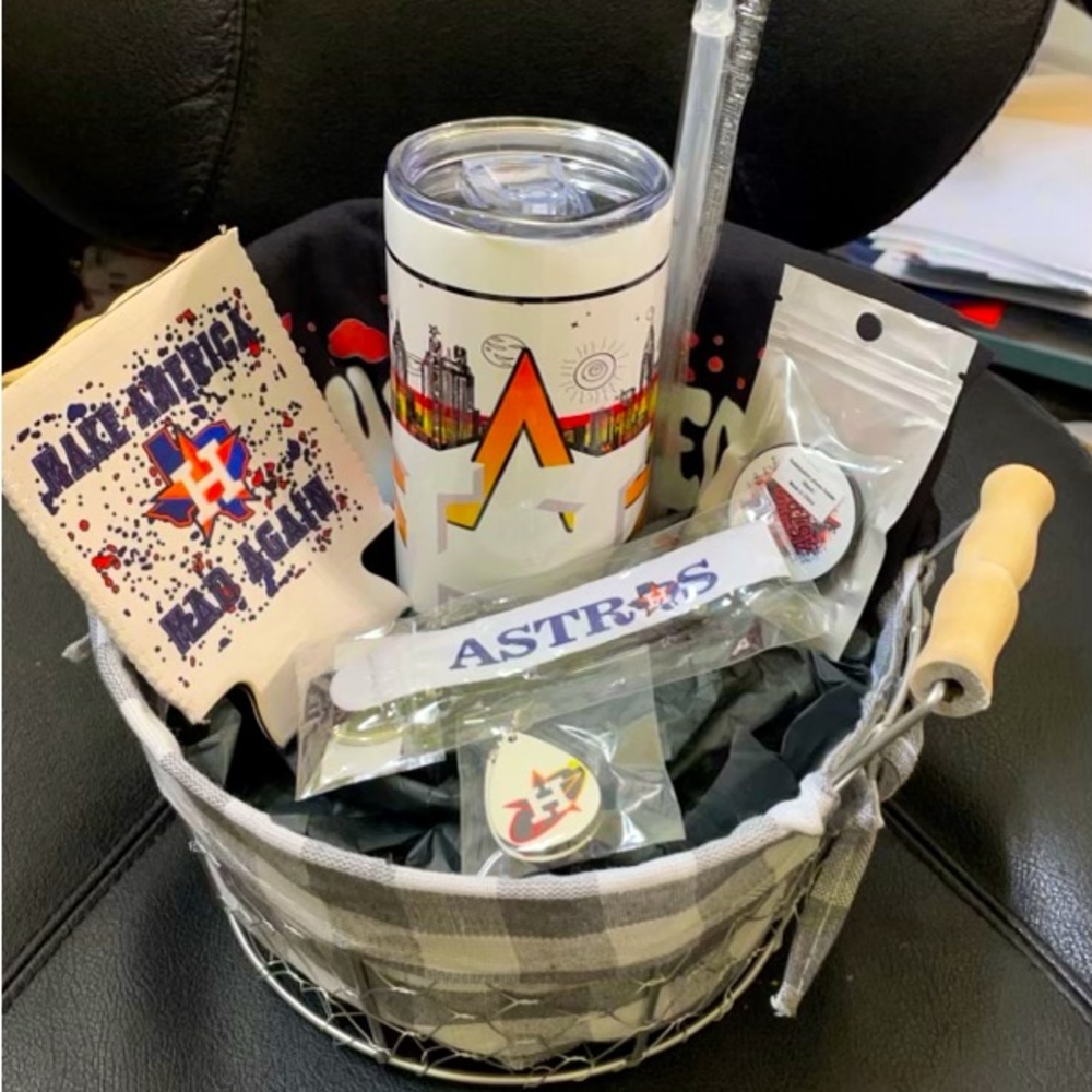 Houston Astros gift basket